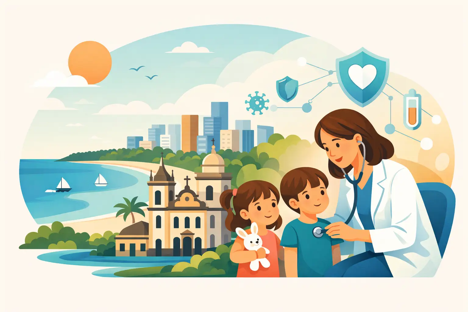 João Pessoa aos 441 anos e a Imune Kids: Paraíba na veia.